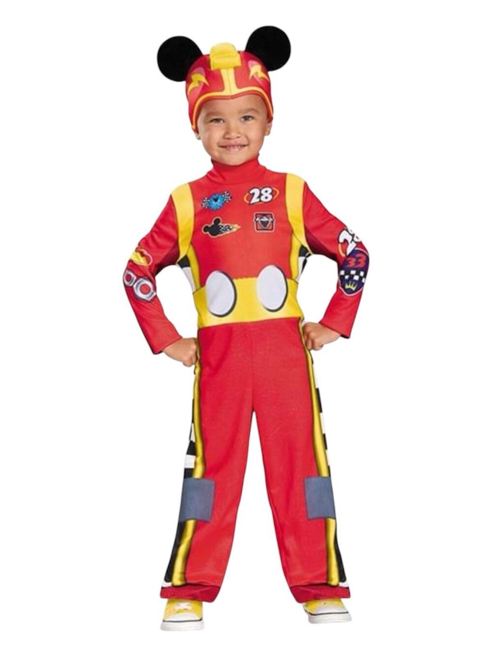 Boy's Red Mickey Roadster Toddler Costume Size 2T